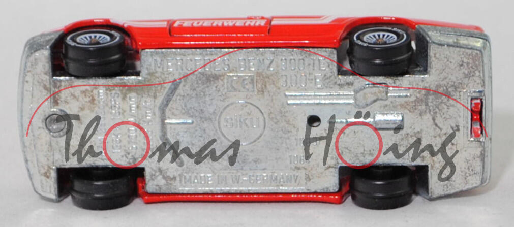 siku (ジク) No.1336 Rennfeuerwehr siku 2117, Feuerwehr Arbeitsboot, 1:50, Metall/Kunststoff